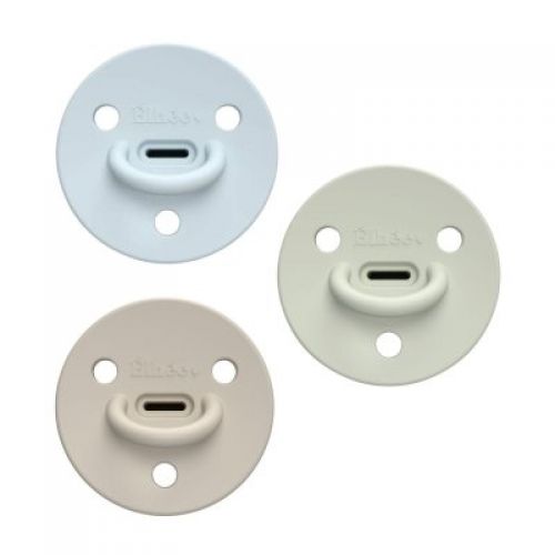 ÉLHÉE Silikovové dudlíky 3 ks 0 - 6 měsíců Bobby