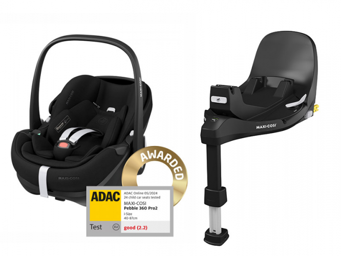 Autosedačka Maxi-Cosi Pebble 360 Pro 2 Twillic Black + základna FamilyFix 360 Pro