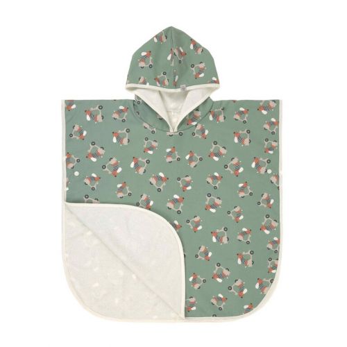 Lässig Beach Poncho scooter/dog green