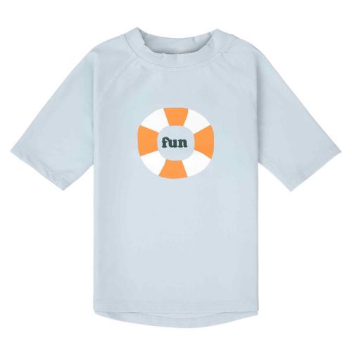 Lässig Short Sleeve Rashguard swim ring illusion blue 19-24mo. size 92