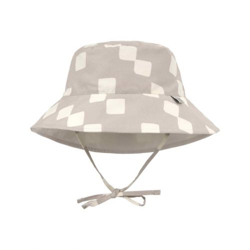 Lässig Sun Protection Bucket Hat checkbo.stone/seasalt 07-12 mo. size 45-47