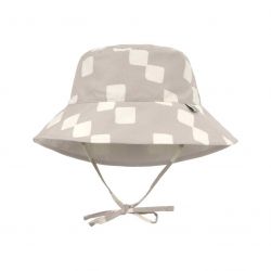 Lässig Sun Protection Bucket Hat checkbo.stone/seasalt 1-3ye. size 48-51