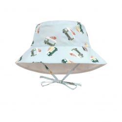 Lässig Sun Protection Bucket Hat ice cr.truck il.blue 1-3ye. size 48-51