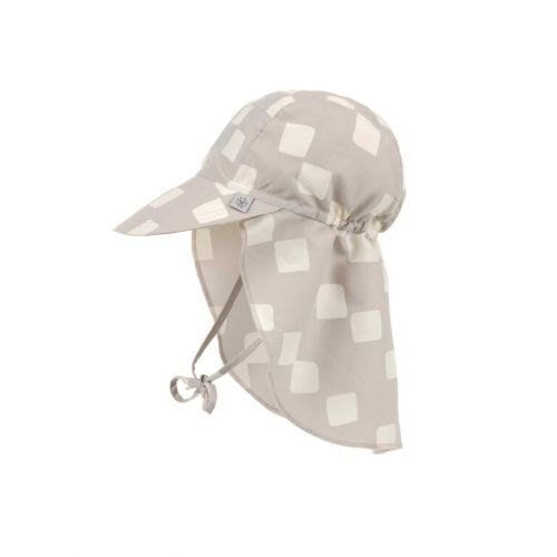 Lässig Sun Protection Flap Hat checkerb.stone/seasalt 1-3 yea. size 48/51