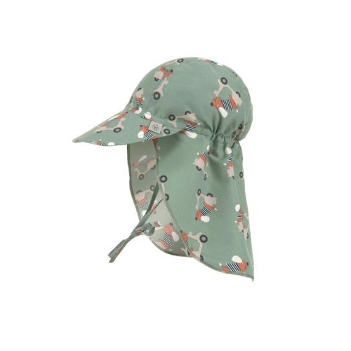 Lässig Sun Protection Flap Hat scooter/dog green 07-12 mo. size 45/47