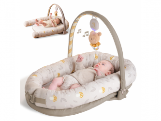 Hnízdo pro miminko s hrazdou Little Explorer