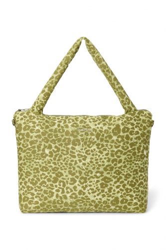 Studio Noos Cotton Diaper Bag Přebalovací taška Green Leopard