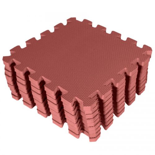 Baby Dan hrací podložka puzzle Warm Rose 90x90 cm