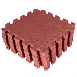 Baby Dan hrací podložka puzzle Warm Rose 90x90 cm