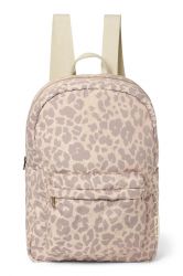 Studio Noos Puffy Midi Backpack Batůžek s přední kapsou Cream Leopard