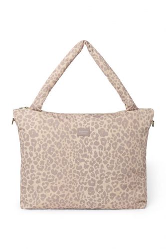 Studio Noos Puffy Diaper Bag Přebalovací taška Cream Leopard