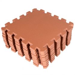 BabyDan Hrací podložka puzzle Mocca 90x90 cm