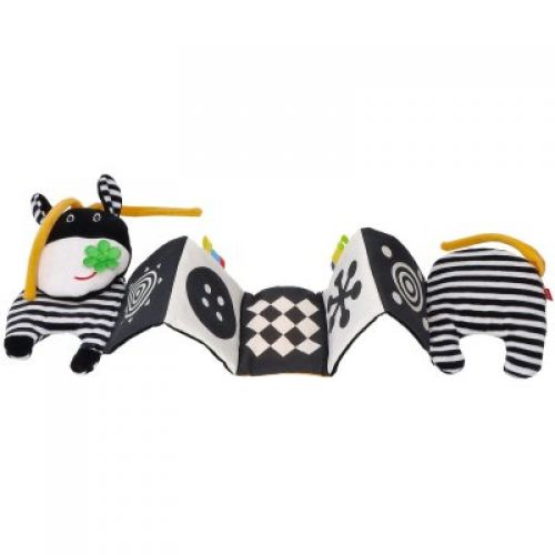 MOMS CARE Senzorické leporelo Kravička