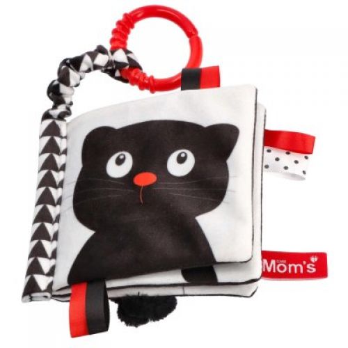 MOMS CARE Textilní knížka „Kdo je to? Co je to?“