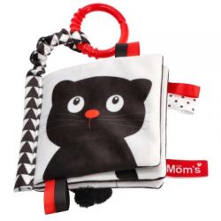 MOMS CARE Textilní knížka „Kdo je to? Co je to?“