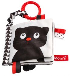 MOMS CARE Textilní knížka „Kdo je to? Co je to?“