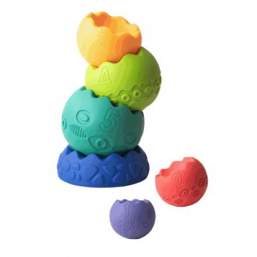 MOMS CARE Senzorická pyramida pastelová