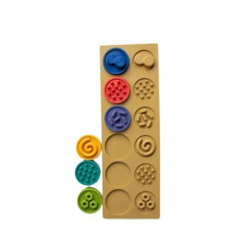 MOMS CARE Senzorické puzzle XL kolečka