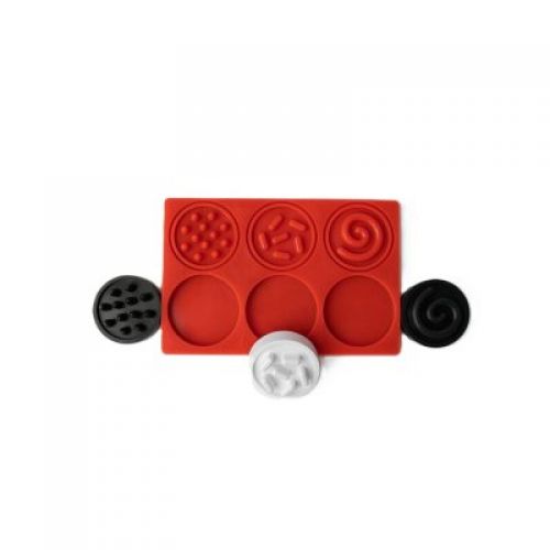 MOMS CARE Senzorické puzzle kontrastní kolečka