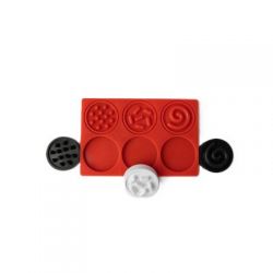 MOMS CARE Senzorické puzzle kontrastní kolečka