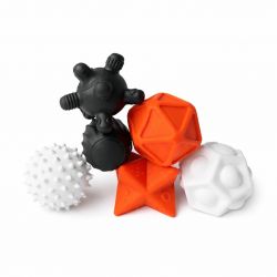 MOMS CARE Senzorické míčky White & Black 6 ks