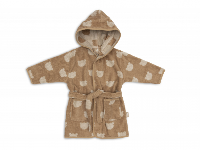 Jollein Župan froté 1-2 roky Jacquard Teddy Bear