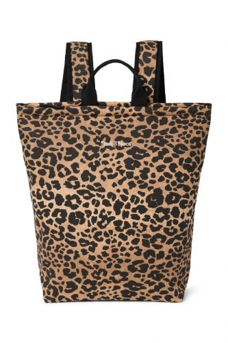 Studio Noos Puffy Adult Backpack Batoh Brown Leopard