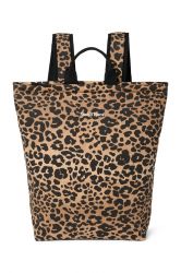 Studio Noos Puffy Adult Backpack Batoh Brown Leopard