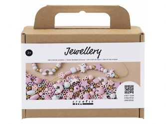 Kreativní sada Šperky z korálků pastelové barvy