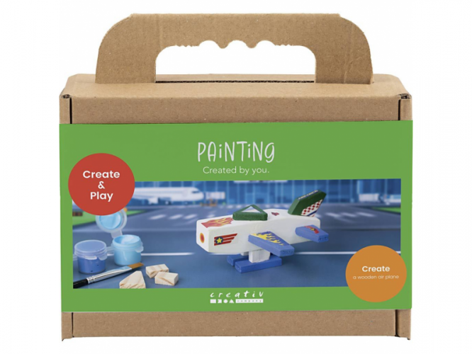 Kreativní sada Letadlo dřevěné