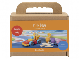 Kreativní sada Závodní auto dřevěné