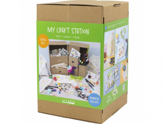 Kreativní sada Maxi box se zásuvkami Dekorování textilu