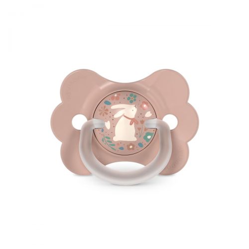 Suavinex Dudlík SX PRO fyziologický BUTTERFLY WONDERLAND NEW  6/18m růžový králík