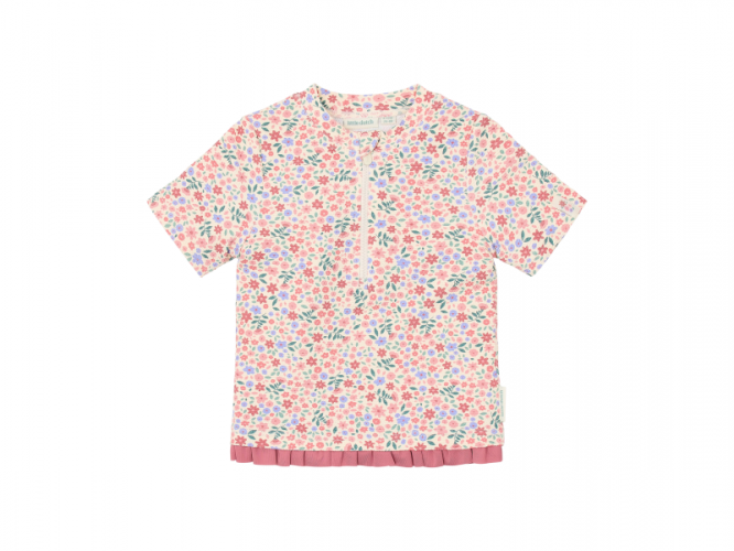 Plavecké triko krátký rukáv Dreamy Flowerfield vel. 98/104