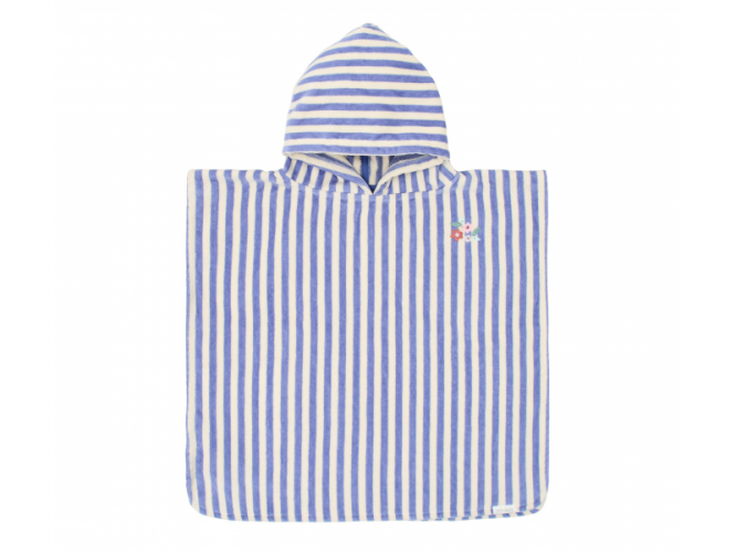 Plážové pončo Dreamy Purple Stripe