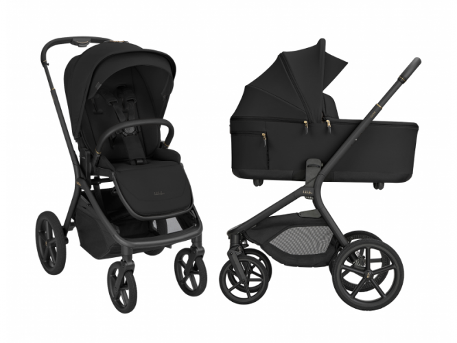 Kočárek 2v1 Goya Platinum Black