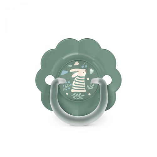 SUAVINEX | Dudlík SX PRO fyziologický WONDERLAND NEW 6/18m - zelený králík