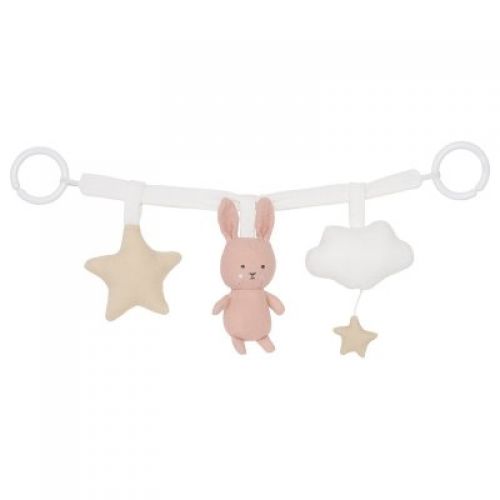 JABADABADO Hračka na kočárek Zajíček růžový