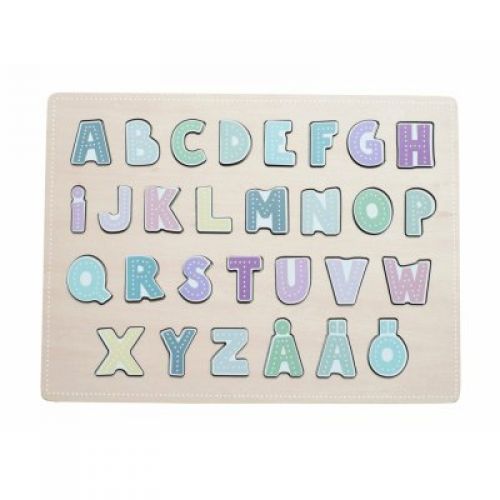 JABADABADO Dřevěné puzzle Abeceda (ABC)