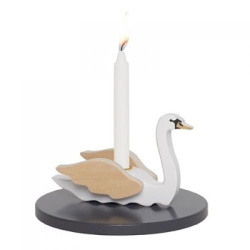 JABADABADO Stojan na svíčku Labuť
