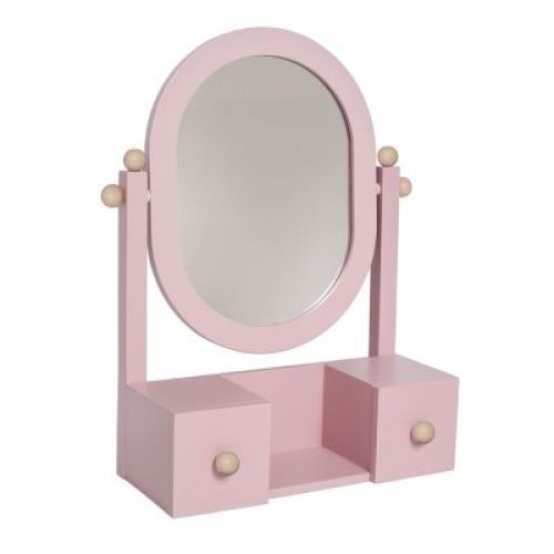 JABADABADO Zrcadlo růžové