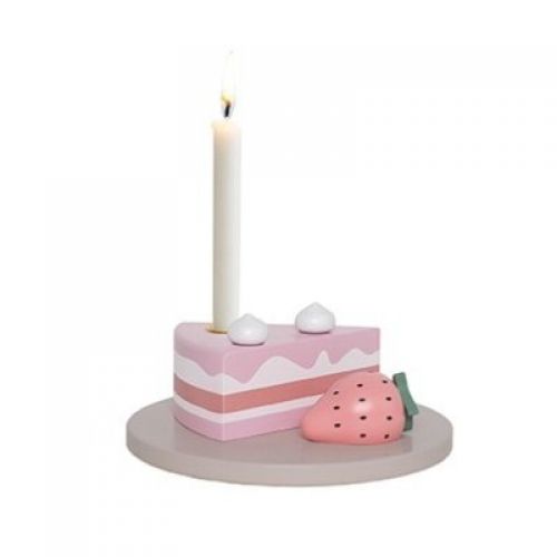 JABADABADO Stojan na svíčku Jahodový dort