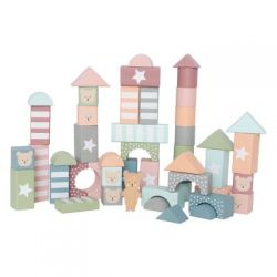 JABADABADO Dřevěné kostky na stavění Medvídek