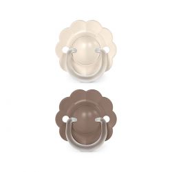 SUAVINEX | Dudlík SX PRO fyziologický 2 KS WONDERLAND NEW 6/18M - krémový + hnědý