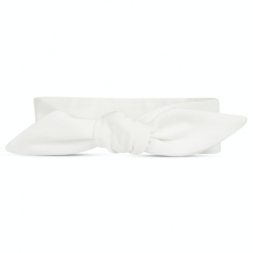 Moniel Dětská čelenka White bílá 0-24 měsíců