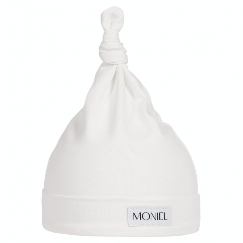 Moniel Dětská čepice White bílá 0-3 měsíce