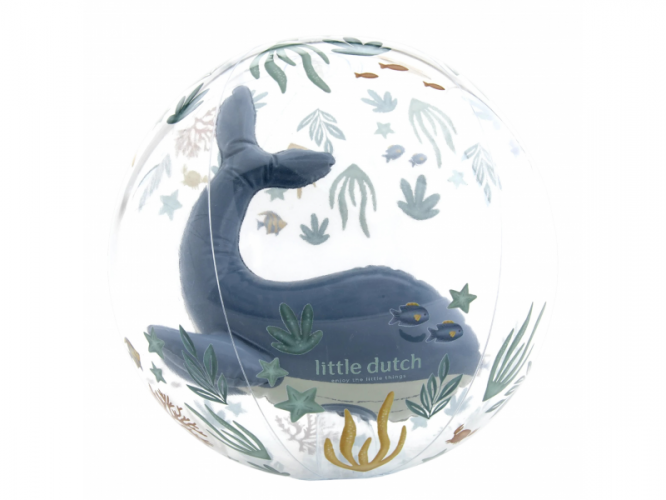 Little Dutch Nafukovací míč 3D Ocean World