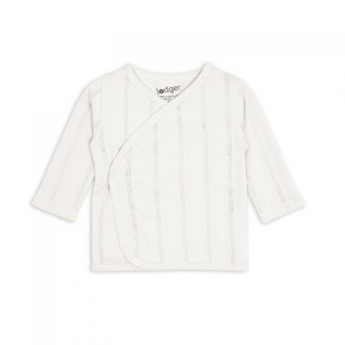 LODGER Zavinovací kabátek Pointelle Cream vel. 62