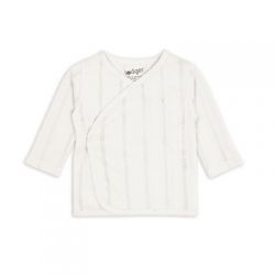 LODGER Zavinovací kabátek Pointelle Cream vel. 68