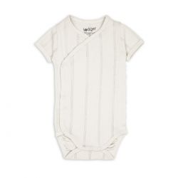 LODGER Body s krátkým rukávem Pointelle Cream vel. 68